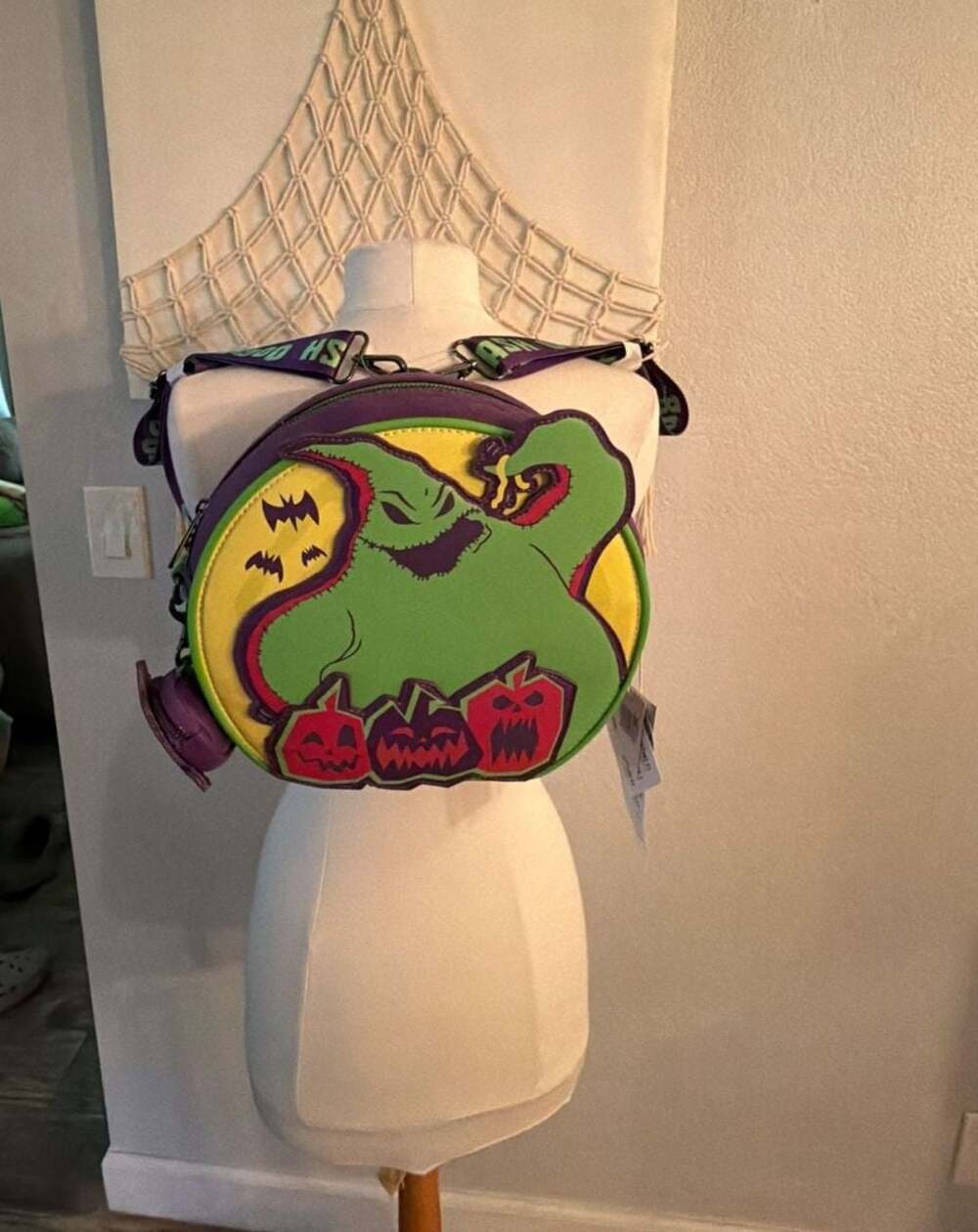 Loungefly Disney The Nightmare Before Christmas Oogie Boogie Bash  Crossbody Bag